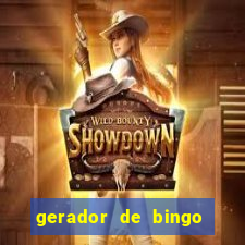 gerador de bingo cha de bebe